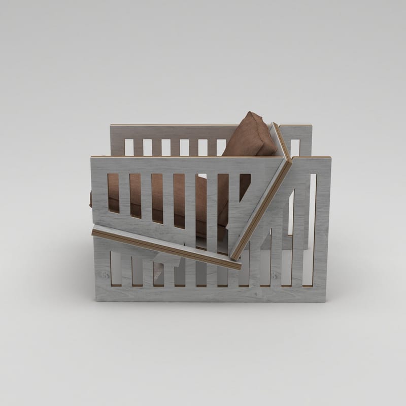 Kollumber Öronlappsfåtölj - Naturträ - Möbler - Stolar & fåtöljer - Fåtölj