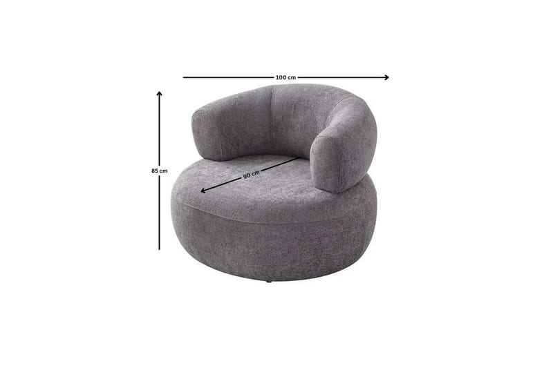 Kollumber Fåtölj - Mörkgrå - Möbler - Stolar & fåtöljer - Fåtölj