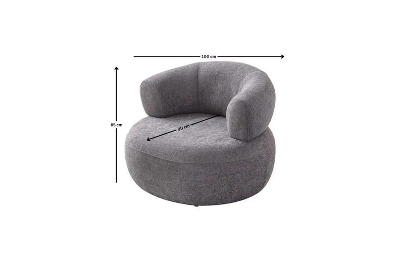 Kollumber Fåtölj - Mörkgrå - Möbler - Stolar & fåtöljer - Fåtölj