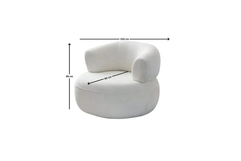 Kollumber Fåtölj - Vit - Möbler - Stolar & fåtöljer - Fåtölj