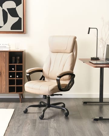 Kontorsfåtölj Proud - Beige - Möbler - Stolar & fåtöljer - Kontorsstol & skrivbordsstol