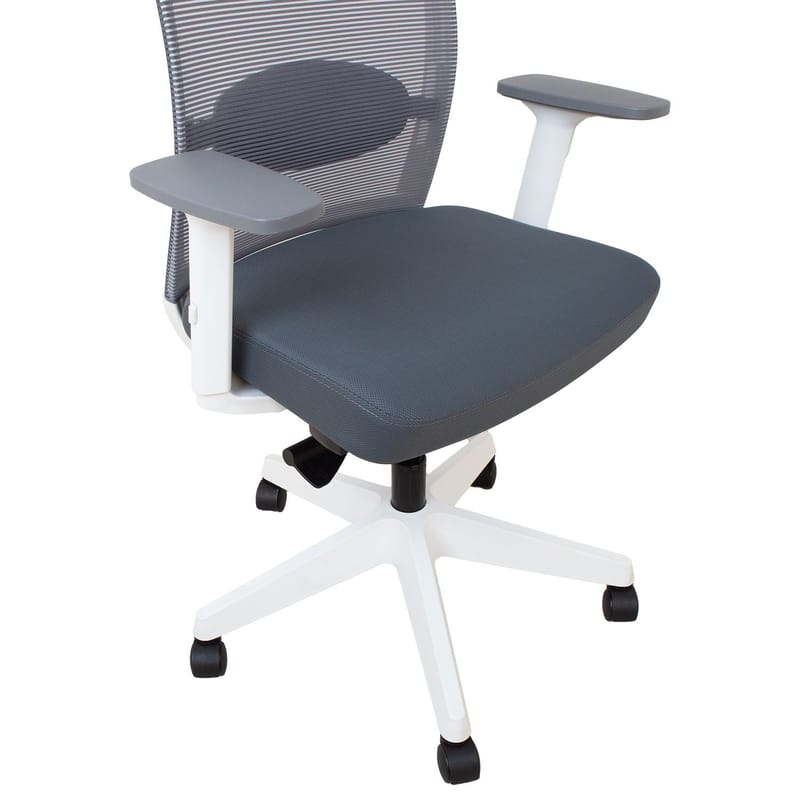 Kontorsstol Anggun - Grå med vit stomme - Möbler - Stolar & fåtöljer - Kontorsstol & skrivbordsstol