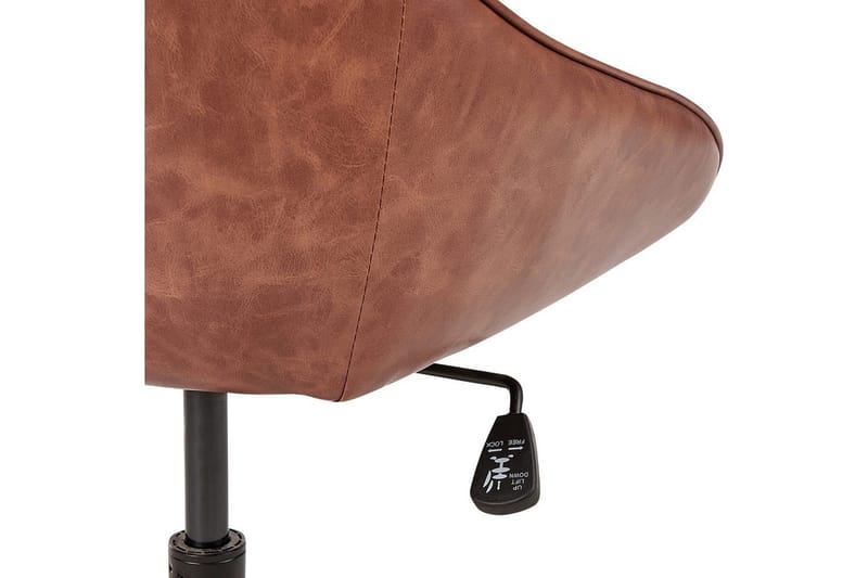 Kontorsstol Bardsdale Brun/Svart - Brun/Svart - Möbler - Stolar & fåtöljer - Kontorsstol & skrivbordsstol