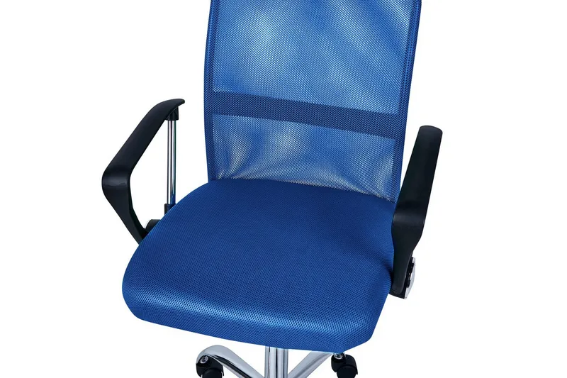 Kontorsstol Best Blå/Silver/Blå - Blå/Silver/Blå - Möbler - Stolar & fåtöljer - Kontorsstol & skrivbordsstol