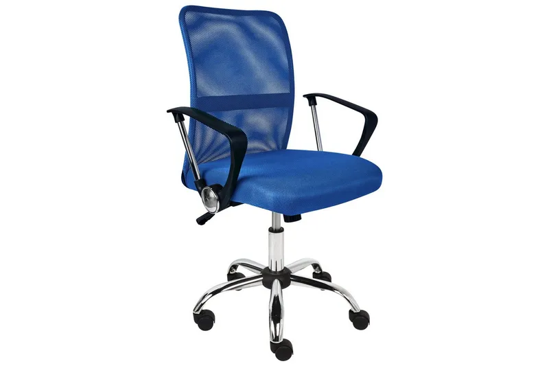 Kontorsstol Best Blå/Silver/Blå - Blå/Silver/Blå - Möbler - Stolar & fåtöljer - Kontorsstol & skrivbordsstol