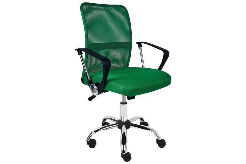 Kontorsstol Best Grön/Silver/Svart - Grön/Silver/Svart - Möbler - Stolar & fåtöljer - Kontorsstol & skrivbordsstol