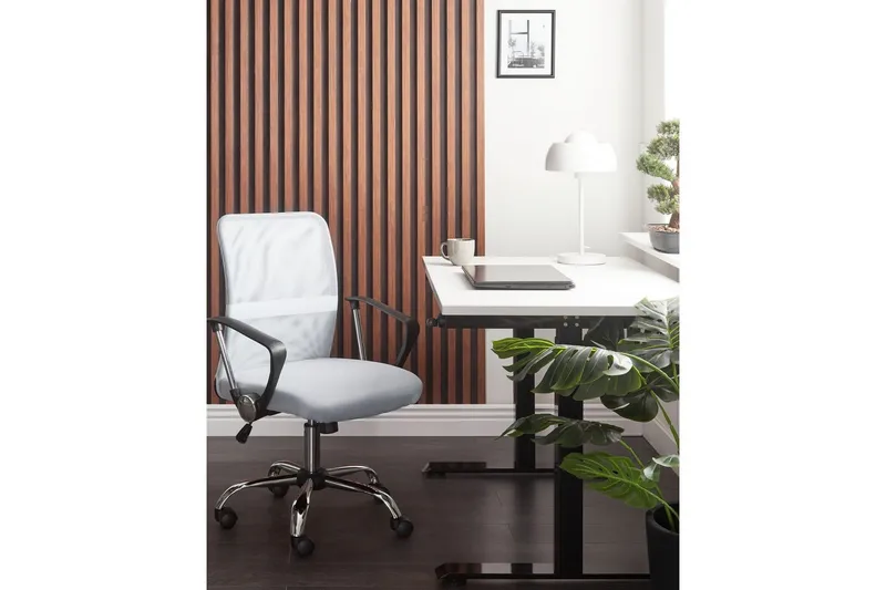 Kontorsstol Best Vit/Silver/Svart/Grå - Vit/Silver/Svart/Grå - Möbler - Stolar & fåtöljer - Kontorsstol & skrivbordsstol