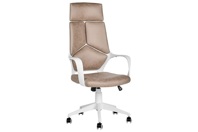 Kontorsstol Delight Beige/vit - Beige/vit - Möbler - Stolar & fåtöljer - Kontorsstol & skrivbordsstol