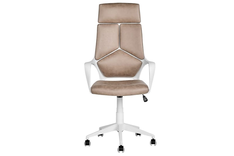 Kontorsstol Delight Beige/vit - Beige/vit - Möbler - Stolar & fåtöljer - Kontorsstol & skrivbordsstol
