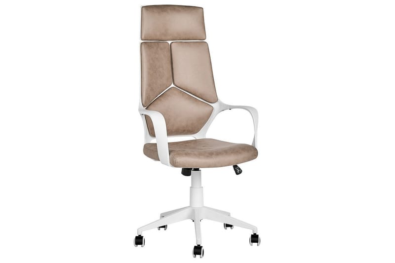 Kontorsstol Delight Beige/vit - Beige/vit - Möbler - Stolar & fåtöljer - Kontorsstol & skrivbordsstol