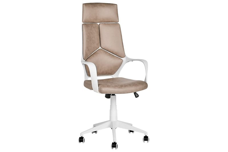 Kontorsstol Delight Beige/vit - Beige/vit - Möbler - Stolar & fåtöljer - Kontorsstol & skrivbordsstol