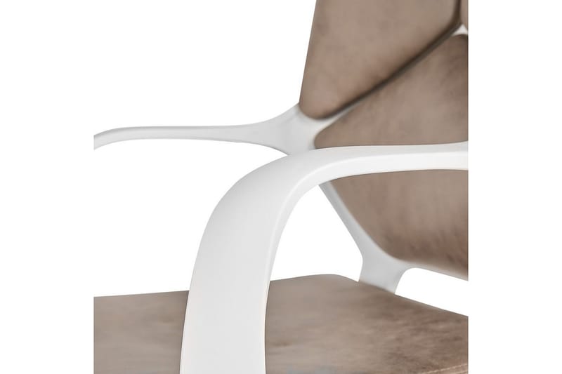Kontorsstol Delight Beige/vit - Beige/vit - Möbler - Stolar & fåtöljer - Kontorsstol & skrivbordsstol