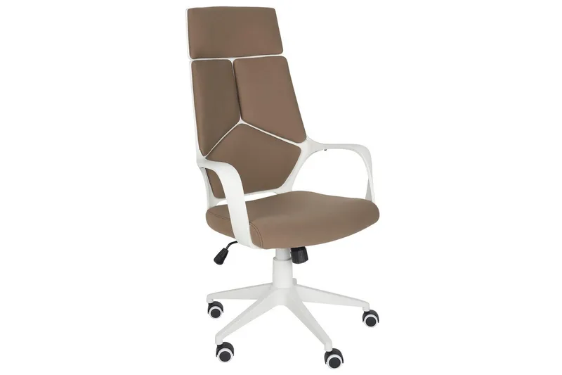 Kontorsstol Delight Brun/Vit, Brun/Vit