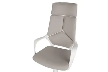 Kontorsstol Delight Taupe/vit - Taupe/vit - Möbler - Stolar & fåtöljer - Kontorsstol & skrivbordsstol