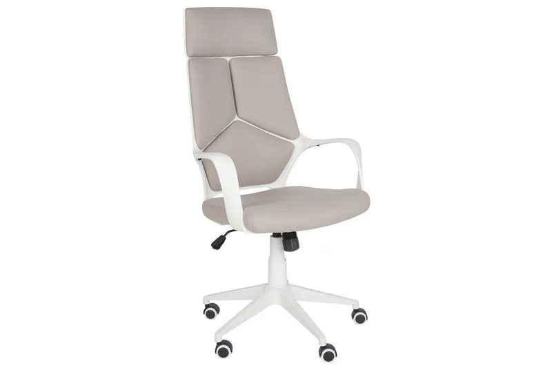 Kontorsstol Delight Taupe/vit - Taupe/vit - Möbler - Stolar & fåtöljer - Kontorsstol & skrivbordsstol