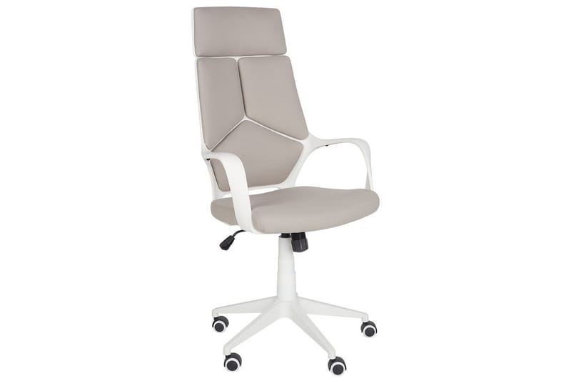 Kontorsstol Delight Taupe/vit - Taupe/vit - Möbler - Stolar & fåtöljer - Kontorsstol & skrivbordsstol