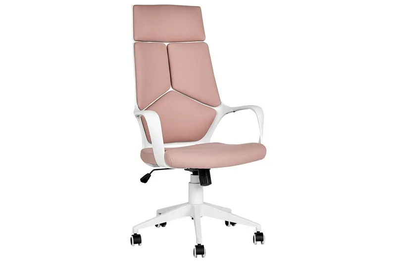 Kontorsstol Delight Persikorosa/Vit, Persikorosa/Vit