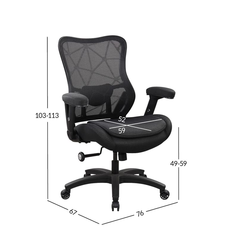 Kontorsstol Demi - svart - Möbler - Stolar & fåtöljer - Kontorsstol & skrivbordsstol