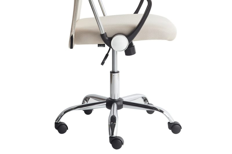 Kontorsstol Design Beige/Svart/Silver - Beige/Svart/Silver - Möbler - Stolar & fåtöljer - Kontorsstol & skrivbordsstol