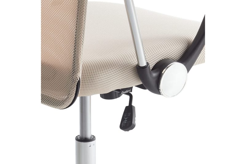 Kontorsstol Design Beige/Svart/Silver - Beige/Svart/Silver - Möbler - Stolar & fåtöljer - Kontorsstol & skrivbordsstol