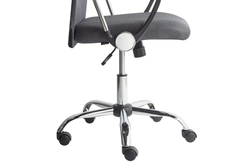 Kontorsstol Design Grå/svart/silver - Grå/svart/silver - Möbler - Stolar & fåtöljer - Kontorsstol & skrivbordsstol