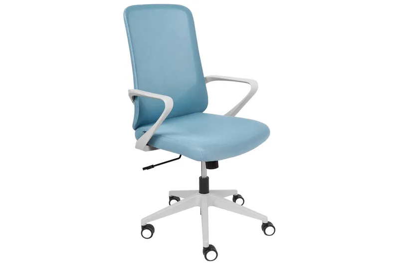 Kontorsstol Expert Blå/Vit, Blå/Vit