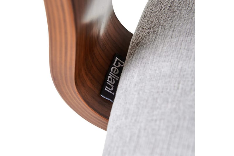 Kontorsstol Gunnison - Mörkt trä, grått - Möbler - Stolar & fåtöljer - Kontorsstol & skrivbordsstol