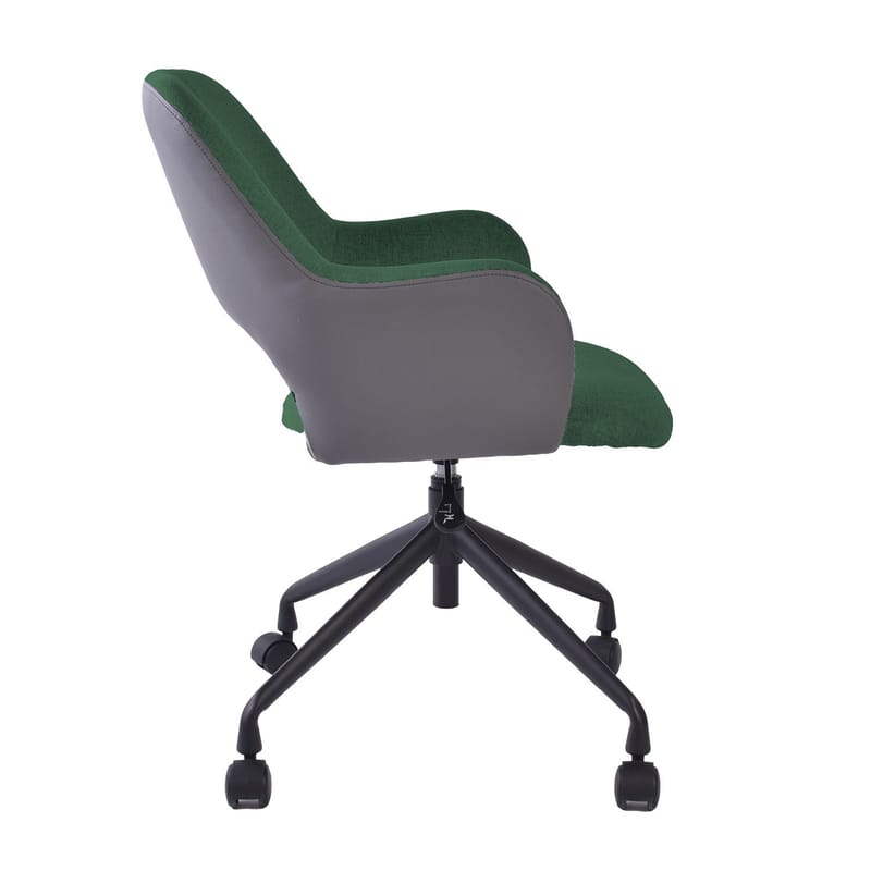 Kontorsstol Keno Utan hjul - grön/grå - Möbler - Stolar & fåtöljer - Kontorsstol & skrivbordsstol