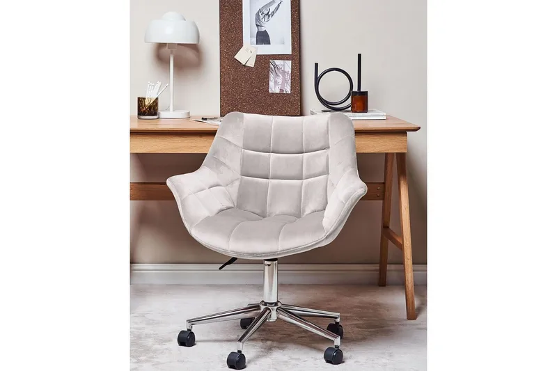 Kontorsstol Labelle Grå - Grå - Möbler - Stolar & fåtöljer - Kontorsstol & skrivbordsstol