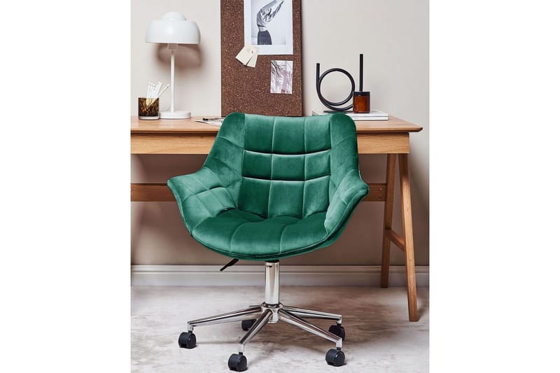 Kontorsstol Labelle Grön - Grön - Möbler - Stolar & fåtöljer - Kontorsstol & skrivbordsstol