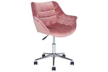 Kontorsstol Labelle Rosa - Rosa - Möbler - Stolar & fåtöljer - Kontorsstol & skrivbordsstol