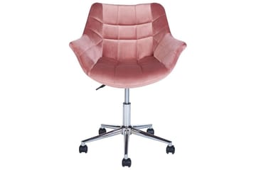Kontorsstol Labelle Rosa - Rosa - Möbler - Stolar & fåtöljer - Kontorsstol & skrivbordsstol