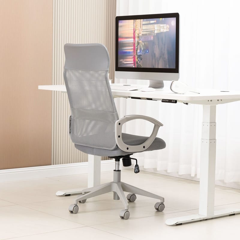 Kontorsstol Linus - Grå - Möbler - Stolar & fåtöljer - Kontorsstol & skrivbordsstol