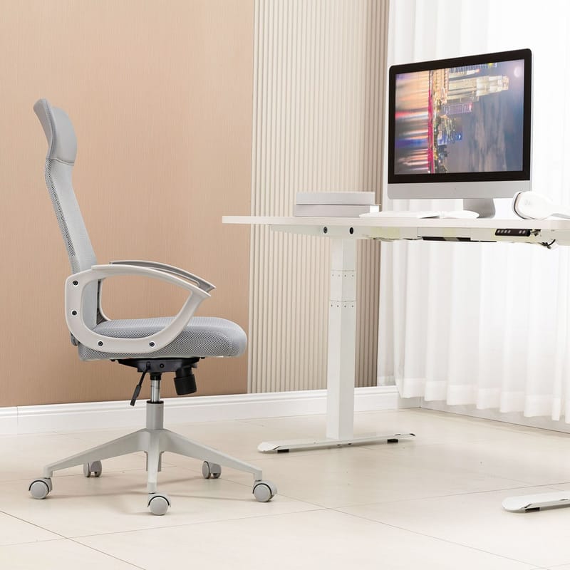 Kontorsstol Linus - Grå - Möbler - Stolar & fåtöljer - Kontorsstol & skrivbordsstol