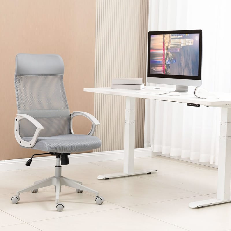 Kontorsstol Linus - Grå - Möbler - Stolar & fåtöljer - Kontorsstol & skrivbordsstol