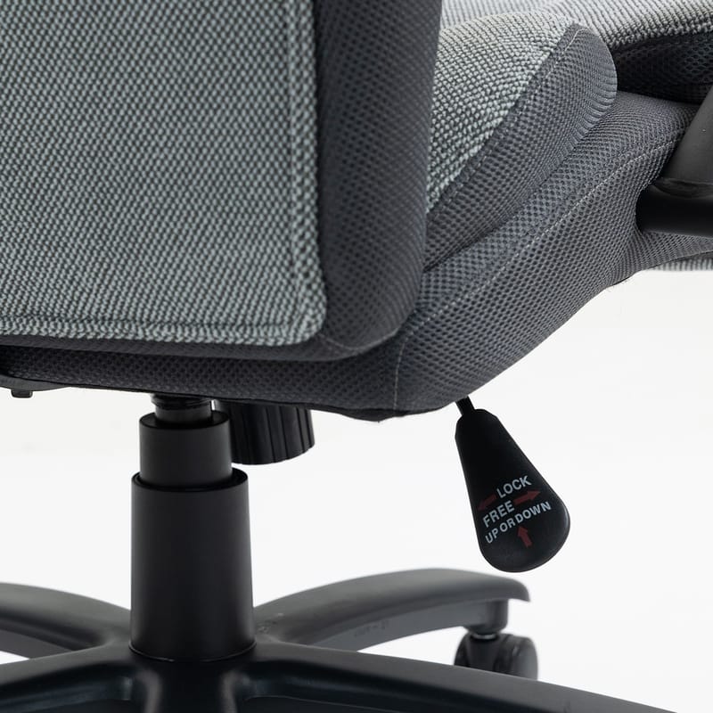 Kontorsstol Malone XXL - Grå - Möbler - Stolar & fåtöljer - Kontorsstol & skrivbordsstol