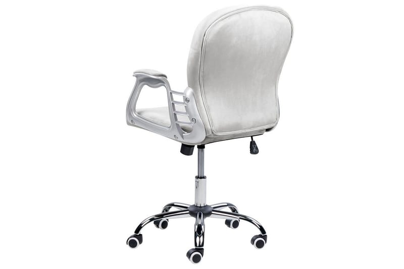 Kontorsstol med kristaller Princess Grå/Silver/Svart - Grå/Silver/Svart - Möbler - Stolar & fåtöljer - Kontorsstol & skrivbordsstol