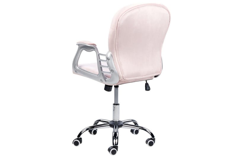Kontorsstol med kristaller Princess Pastellrosa/Silver/Svart - Pastellrosa/Silver/Svart - Möbler - Stolar & fåtöljer - Kontorsstol & skrivbordsstol