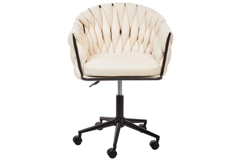Kontorsstol Milan Beige/svart - Beige/svart - Möbler - Stolar & fåtöljer - Kontorsstol & skrivbordsstol