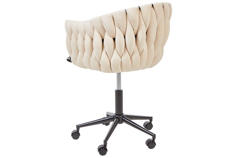 Kontorsstol Milan Beige/svart - Beige/svart - Möbler - Stolar & fåtöljer - Kontorsstol & skrivbordsstol