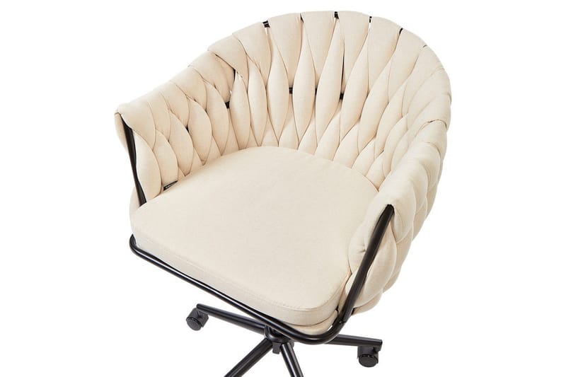 Kontorsstol Milan Beige/svart - Beige/svart - Möbler - Stolar & fåtöljer - Kontorsstol & skrivbordsstol