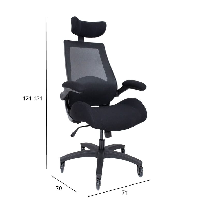 Kontorsstol Miller - Svart - Möbler - Stolar & fåtöljer - Kontorsstol & skrivbordsstol