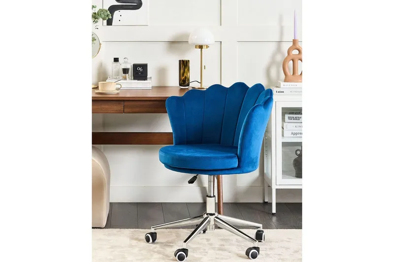 Kontorsstol Monticello Blå/svart/silver - Blå/svart/silver - Möbler - Stolar & fåtöljer - Kontorsstol & skrivbordsstol