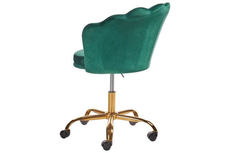 Kontorsstol Monticello Grön/guld/svart - Grön/guld/svart - Möbler - Stolar & fåtöljer - Kontorsstol & skrivbordsstol