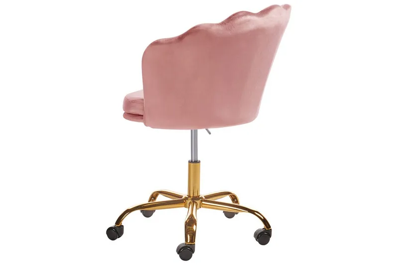 Kontorsstol Monticello Rosa/guld/svart - Rosa/guld/svart - Möbler - Stolar & fåtöljer - Kontorsstol & skrivbordsstol
