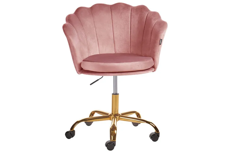 Kontorsstol Monticello Rosa/guld/svart - Rosa/guld/svart - Möbler - Stolar & fåtöljer - Kontorsstol & skrivbordsstol