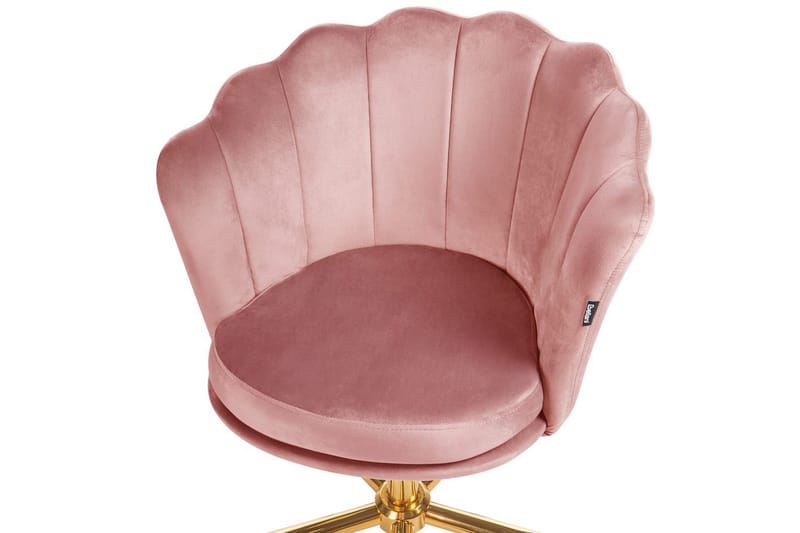 Kontorsstol Monticello Rosa/guld/svart - Rosa/guld/svart - Möbler - Stolar & fåtöljer - Kontorsstol & skrivbordsstol