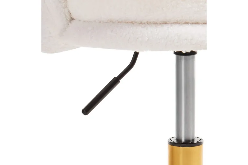 Kontorsstol Monticello Vitt/guld/svart - Vitt/guld/svart - Möbler - Stolar & fåtöljer - Kontorsstol & skrivbordsstol