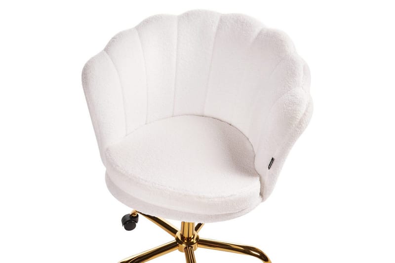 Kontorsstol Monticello Vitt/guld/svart - Vitt/guld/svart - Möbler - Stolar & fåtöljer - Kontorsstol & skrivbordsstol