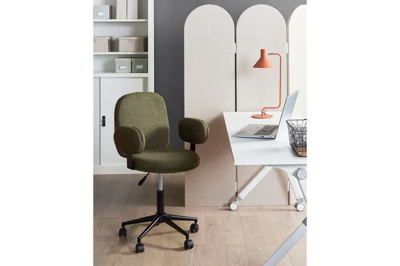Kontorsstol Moraga Grön/Svart - Grön/Svart - Möbler - Stolar & fåtöljer - Kontorsstol & skrivbordsstol